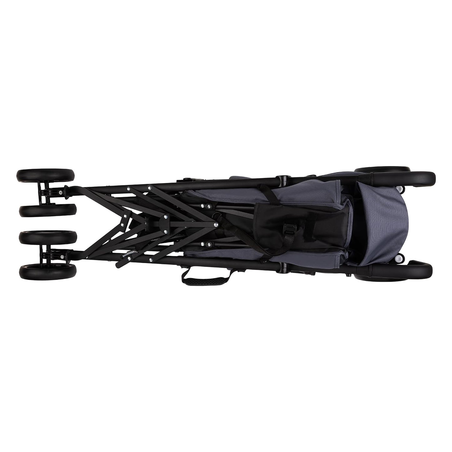 MoMi AKIRA Kinderbuggy Kinderwagen ab 6 Monaten (bis 15 kg), verstellbarer 5-Punkt-Sicherheitsgurt, Babytasche, Einkaufskorb, Regen- und Insektenschutz.