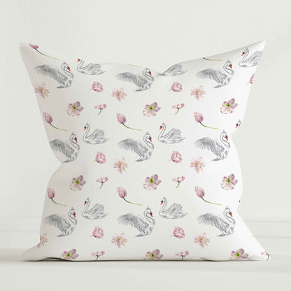 “Schwäne” Premium Kinder Dekokissen
