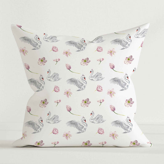 “Schwäne” Premium Kinder Dekokissen