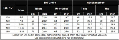 Arshiner Mädchen Bikini-Set Sommer Kinder Badeanzuge Zweiteiliger Mode Tankini Hautfreundlich Atmungsaktiv Bikinis für Mädchen 5-14 Jahre
