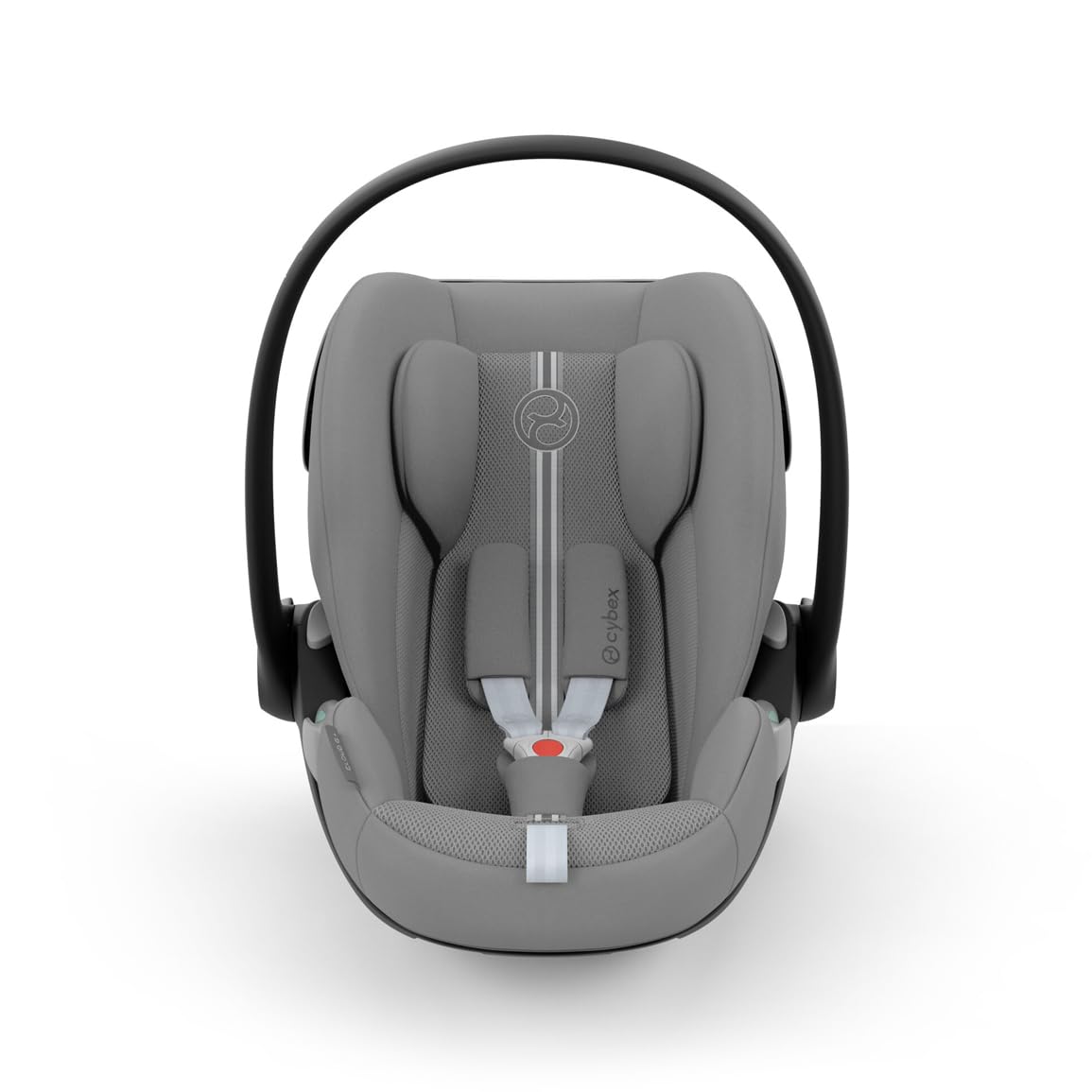 CYBEX Gold Babyschale Cloud G i-Size Comfort, Inkl. Neugeboreneneinlage, Ab Geburt bis ca. 24 Monate, Für Kinder ab 40 cm bis 87 cm, Max. 13 kg, Moon Black