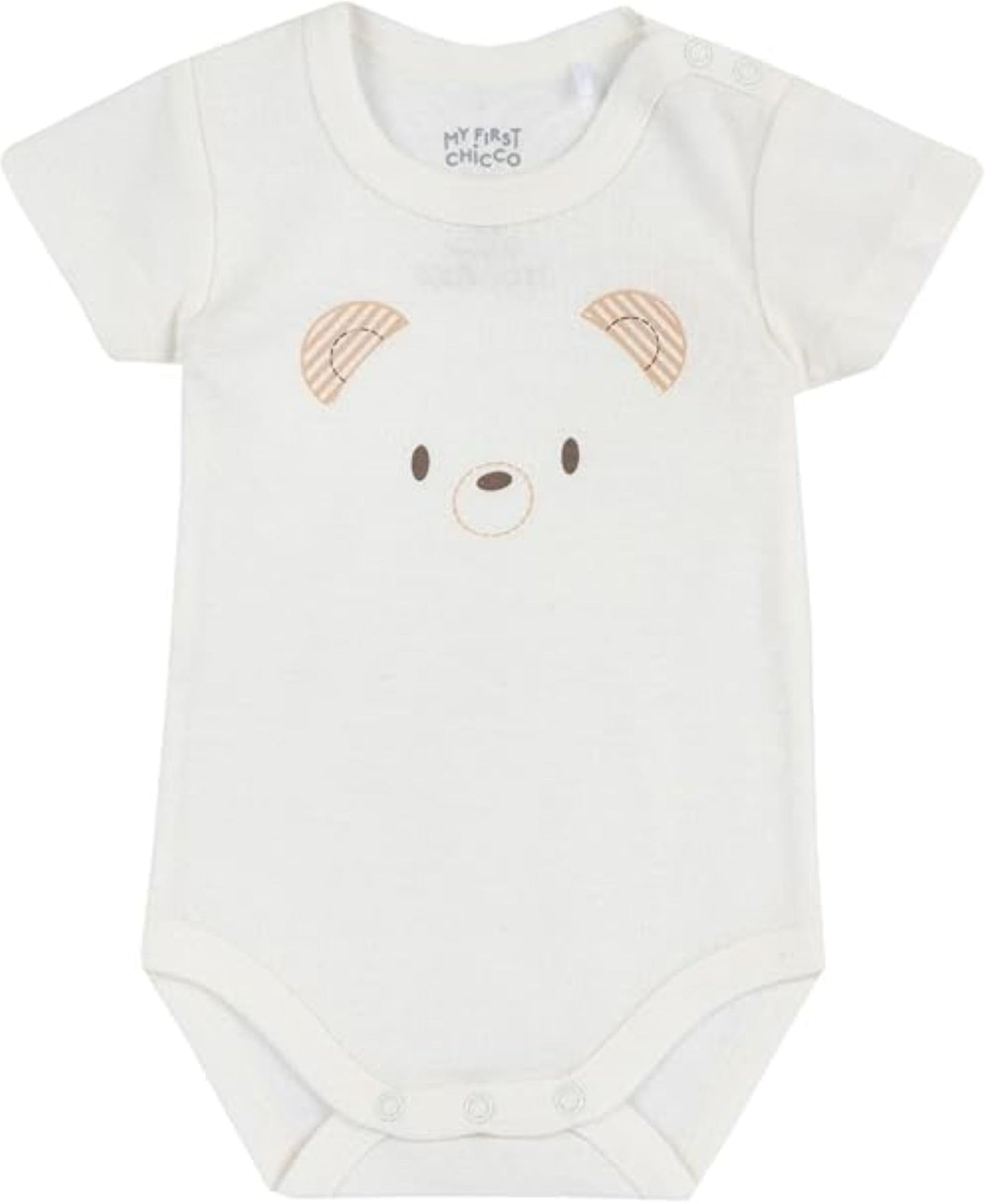 Chicco Unisex Baby Set Kurzarm Bodys aus Baumwolle Body (4er Pack)