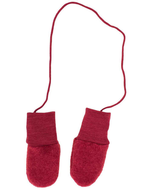 Engel Baby Fäustel ohne Daumen, Fleece, 100% Schurwolle (kbT)