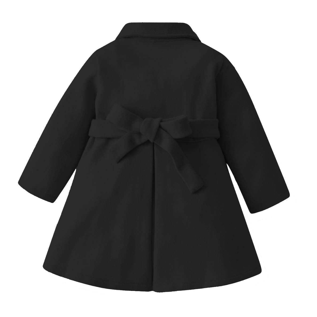 Kleinkind Baby Mädchen Kleidung Jacke Mantel Langarm Plain Knöpfe Kleid Mantel Herbst Outfit
