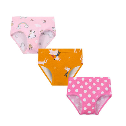 JackLoveBriefs Mädchen Unterhosen Bequeme Slips Baumwolle