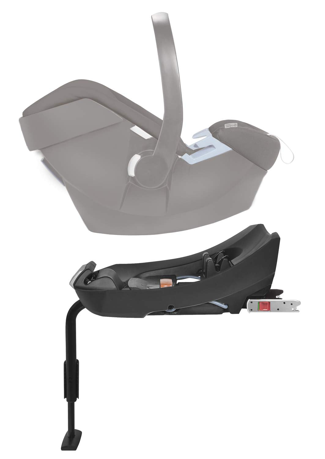 CYBEX Silver Babyschale Aton, Inkl. Neugeboreneneinlage, Ab Geburt bis ca. 18 Monate, Max. 13 kg - Meloni2