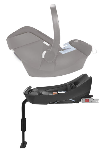 CYBEX Silver Babyschale Aton, Inkl. Neugeboreneneinlage, Ab Geburt bis ca. 18 Monate, Max. 13 kg - Meloni2