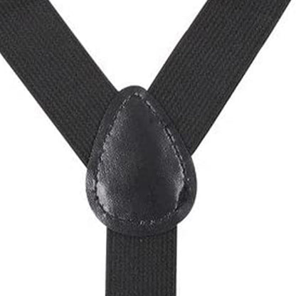 Unisex Jungen Mädchen Hosenträger mit drei Klammern in der Taille