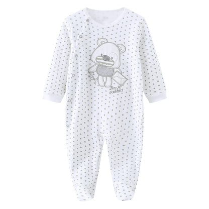 Chamie Strampler für Babys, Strampler, langärmelig, Baumwolle, 0–3 m/3–6 m/6–9 m/9–12 m