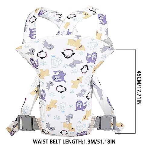 Babytrage,Babytrage Neugeborene ab Geburt,Tragetuch Baby Nugeboren,Atmungsaktive Baby Tragetuch,Babyrückentragen 0-15Kg,Neugeborene Verstellbare Babytrage
