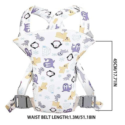 Babytrage,Babytrage Neugeborene ab Geburt,Tragetuch Baby Nugeboren,Atmungsaktive Baby Tragetuch,Babyrückentragen 0-15Kg,Neugeborene Verstellbare Babytrage