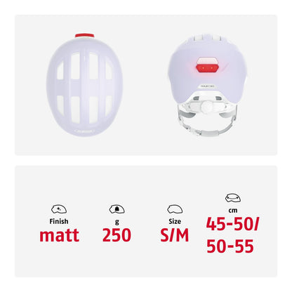 ABUS Kinderhelm Smiley 3.0 ACE LED - Fahrradhelm mit Licht