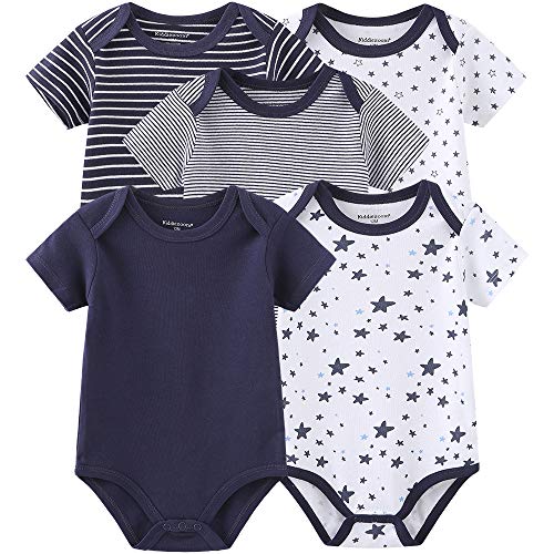 Kiddiezoom Unisex Babyhose für Mädchen Jungen Baby Jogginghose, 4er-Pack