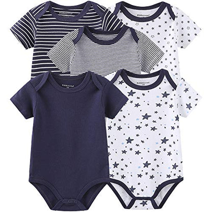 Kiddiezoom Unisex Babyhose für Mädchen Jungen Baby Jogginghose, 4er-Pack