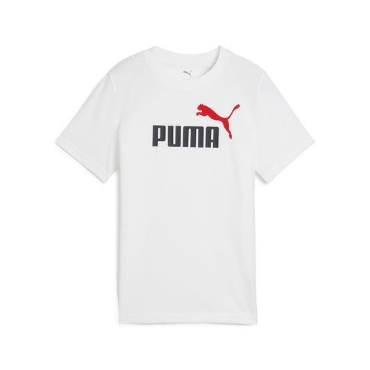 PUMA Jungen ESS 2 Color No.1 Logo Tee B T-Shirts (1er Pack)