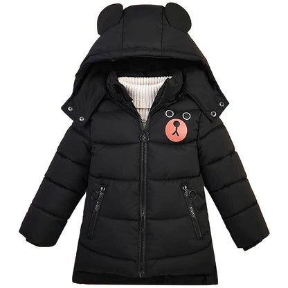 Sxshun Boy's Winter Jacket with Removable Hood Thickened Outdoor Jacket Winter Coat Down Jacket