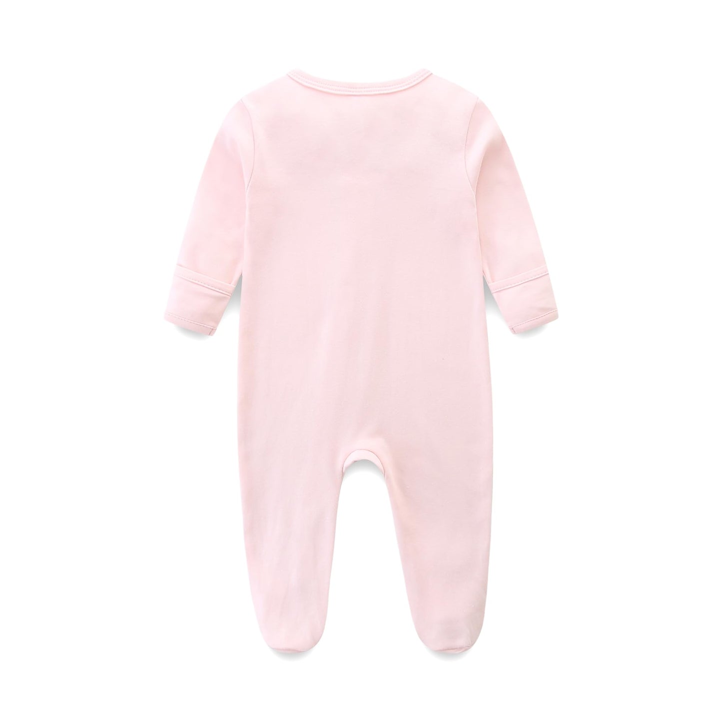 Baby Schlafanzug, Baby Strampler, Neugeborene Strampler Doppelreißverschluss, Baumwolle Langarm Schlafanzug Neugeborene, Schlafstrampler Pyjam Kleidung für Junge Mädchen 0-3 Monate