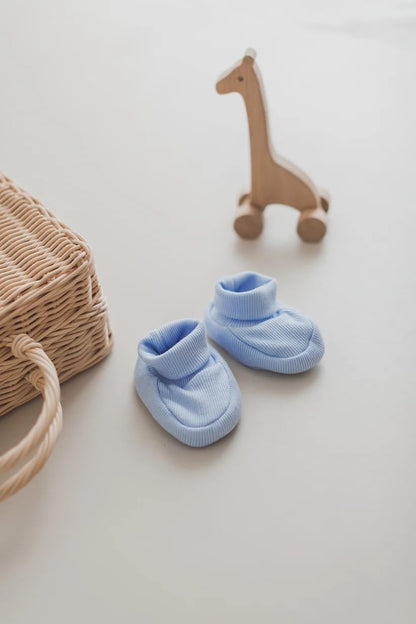 Generisch Baby Krabbel- Hausschuhe - Schuhe Neugeborene - Baumwolle - Diverse Farben - Mädchen - Jungs