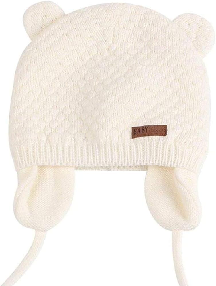 DRESHOW Unisex Baby Mütze Süßer Bär Kleinkind Earflap Beanie Warm für Herbst Wintermütze