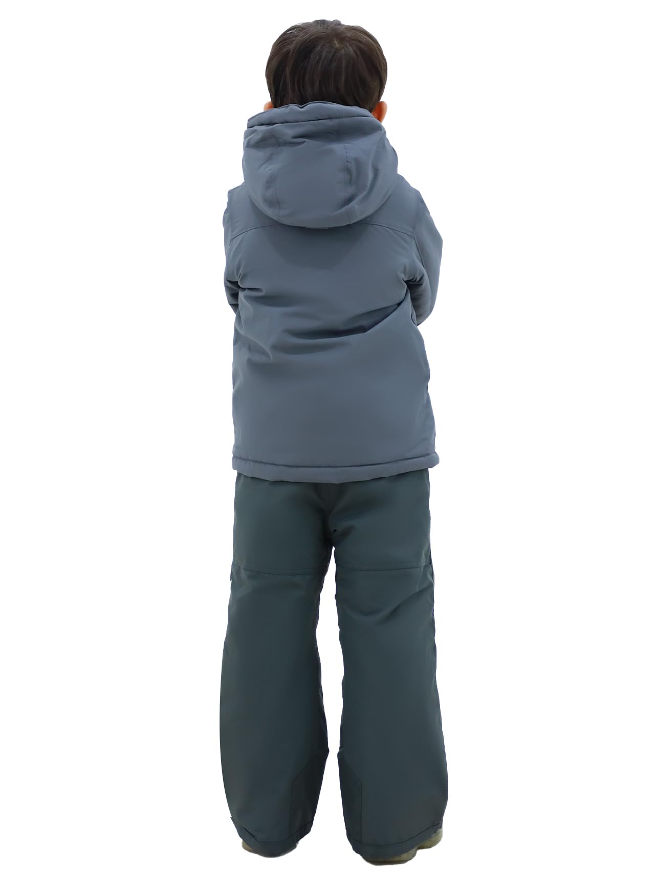 SMONTY SNOWER Boys' Snowsuit with Removable Hood, Ski Suit, Extra Warm, Winter Suit