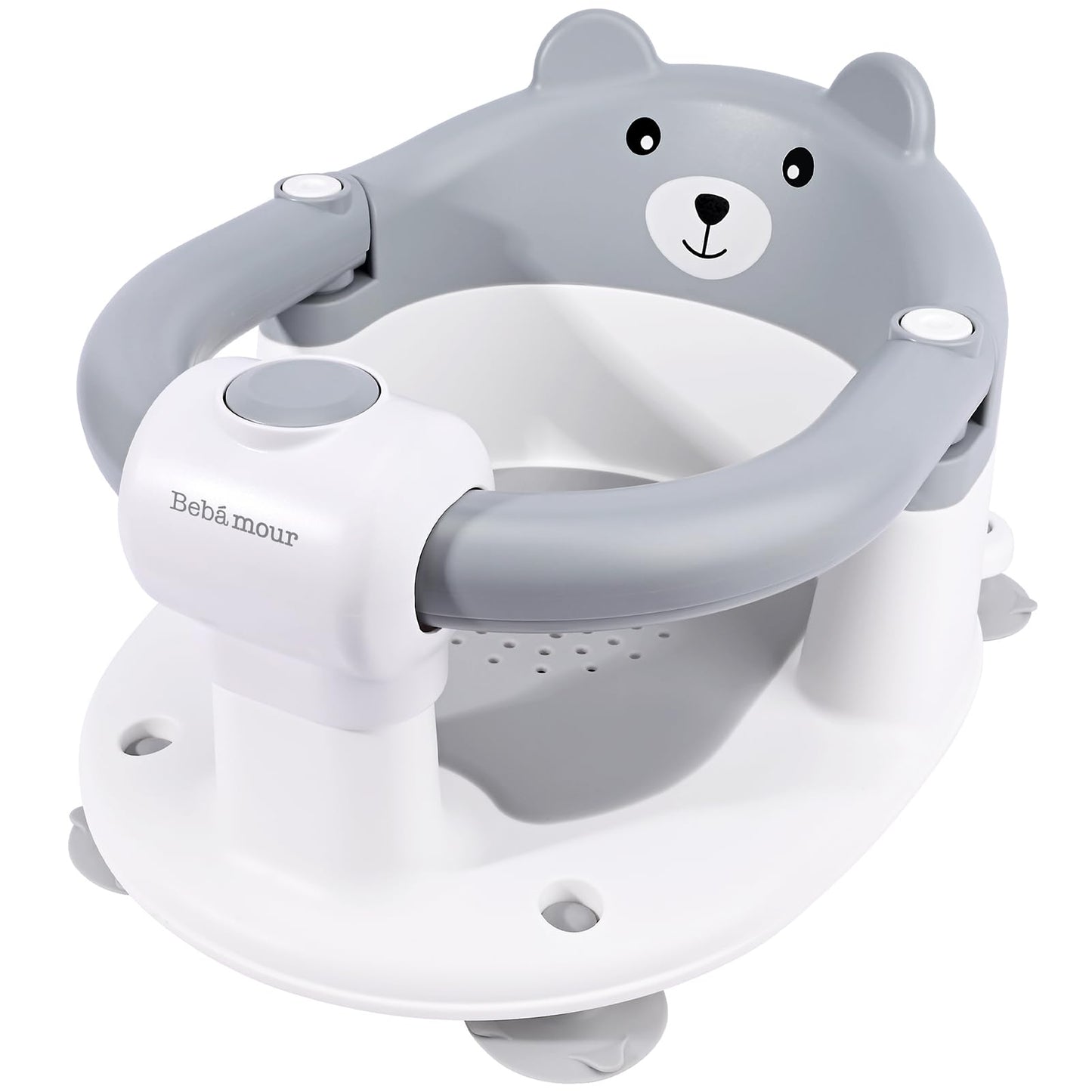 Bebamour Baby Bath Seat 6 Months + Child Bathtub Non-Slip Bath Chair, Water Jug