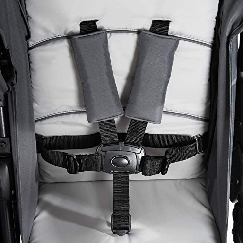 Hauck Roadster Duo SLX Sibling/Twin Pushchair for Babies and Toddlers - Side by Side - Can be used from Birth (with Carry Case) - Slim and Quick Folding