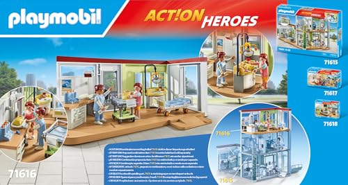 PLAYMOBIL | Action Heroes | Kinderarzt mit Teddybär | nachhaltiges Spielzeug für Kinder ab 4 Jahren | 71619