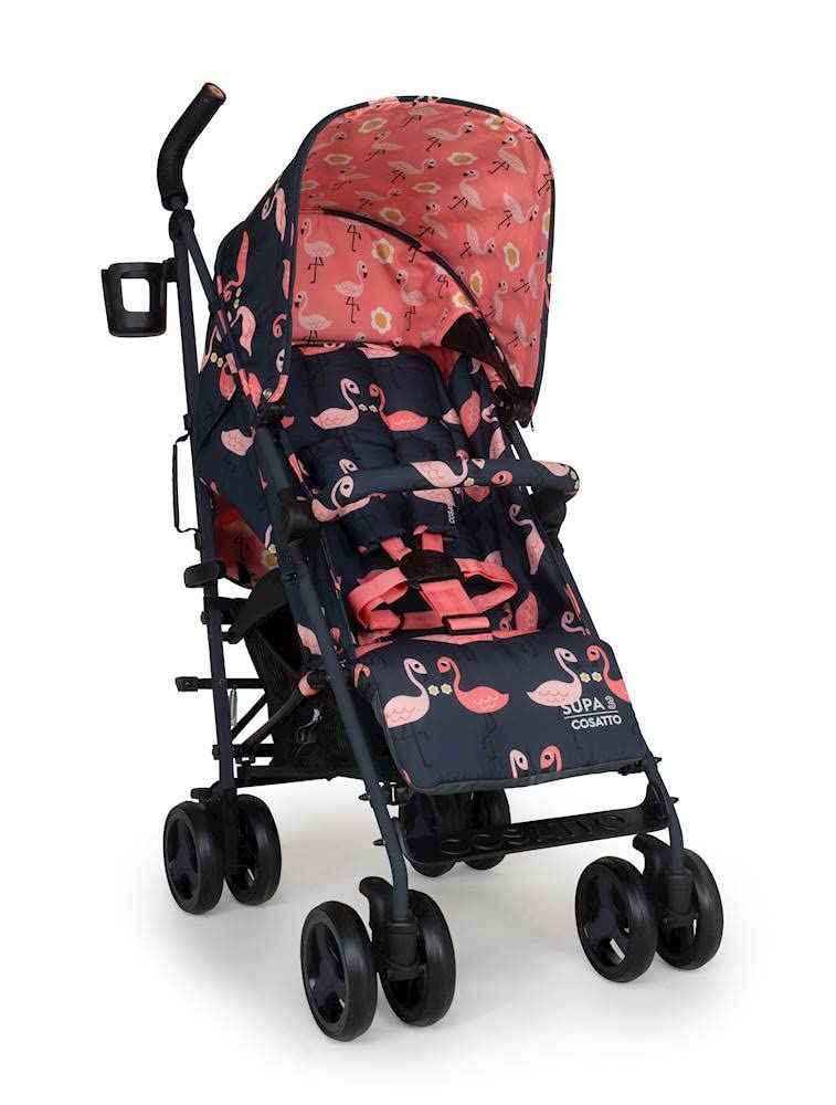 Cosatto Supa 3 Pushchair – Lightweight Stroller from Birth to 25kg - Compact Fold, Shopping Basket, Footmuff (Dragon Kingdom) | Mit UPF100+ Verdeck, Regenschutz und Sommerauflage für komfortable Fahrten bei jedem Wetter.