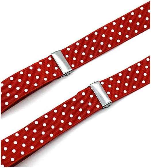 Pack of 2 Children's Braces 4 Clips Y-Shape – 2.5 cm Wide