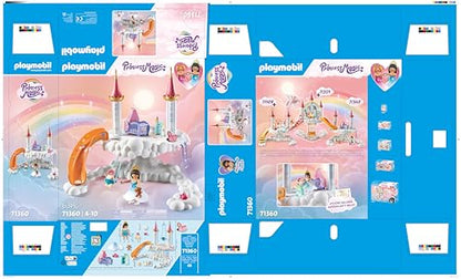 PLAYMOBIL Princess Magic 71360 Heavenly Baby Cloud, Magic Nursery in the Clouds, Includes Baby Cradle, Rocking Horse, Teddy Bear and More, Toy for Children from 4 Years