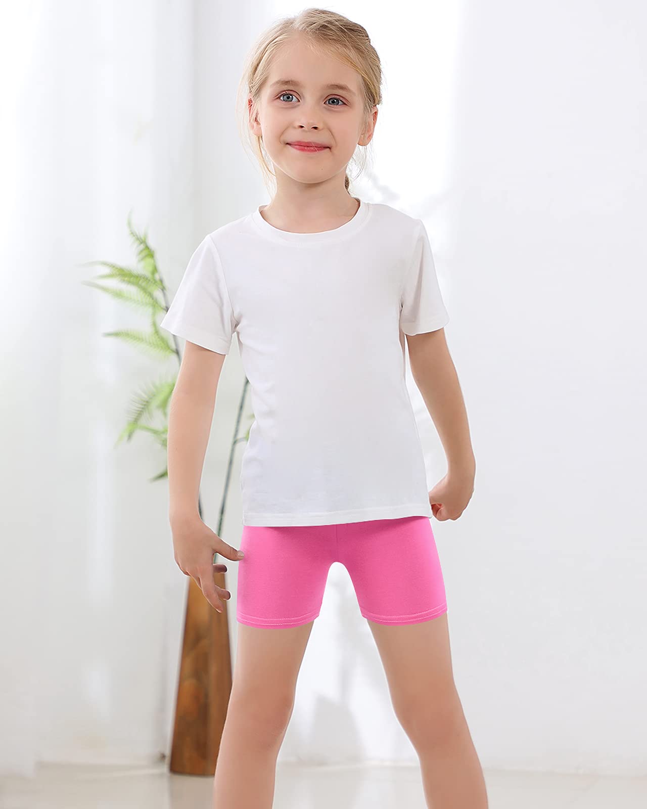 Adorel Mädchen Kurz Leggings Sommer Dünn Shorts Unter Rock Unterhosen 8er-Pack