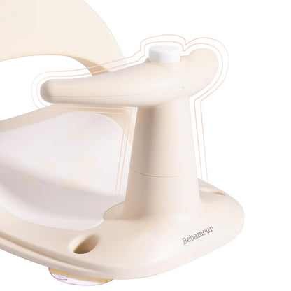 Bebamour Baby Bath Seat 6 Months + Child Bathtub Non-Slip Bath Chair, Water Jug