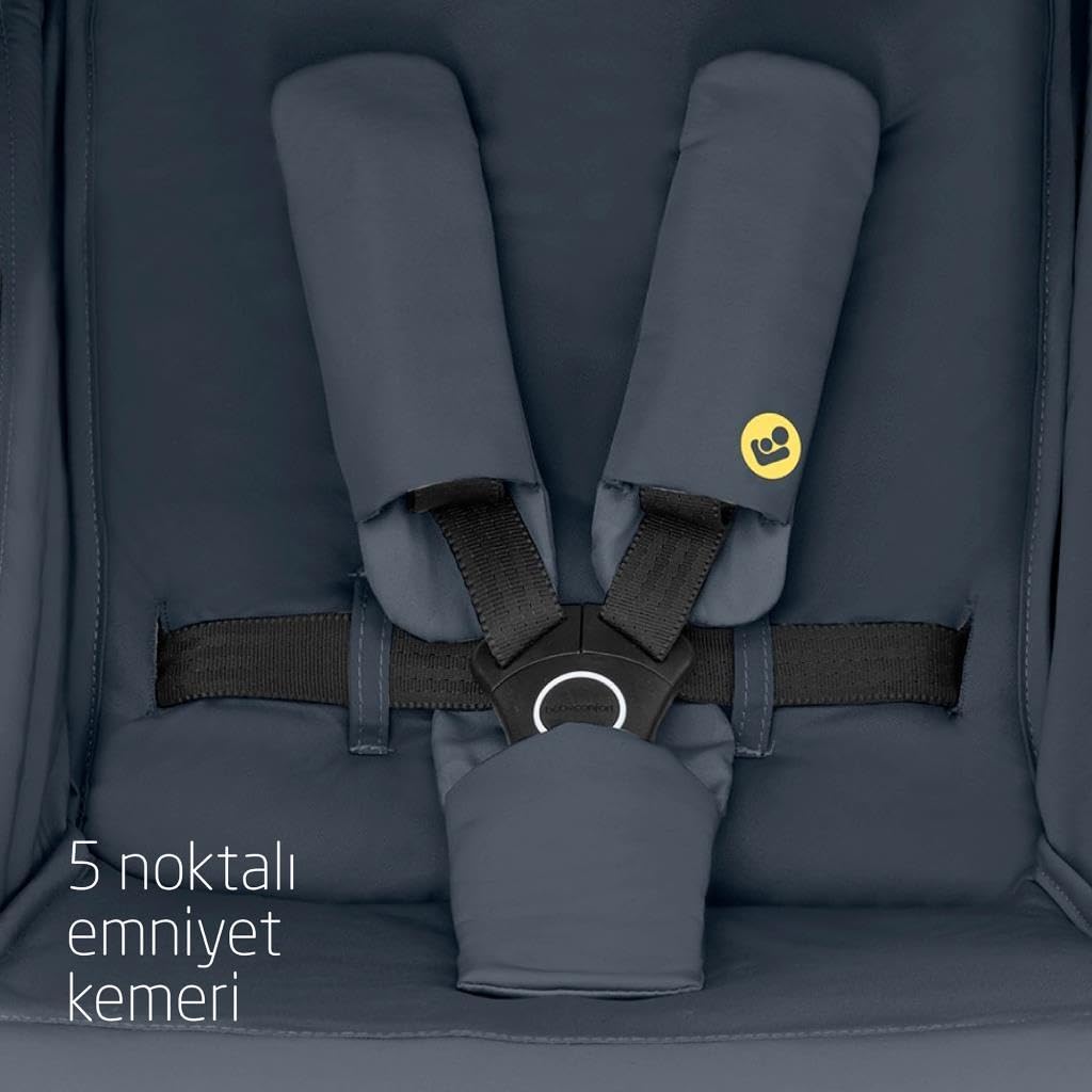 Maxi-Cosi Mara Buggy, sehr leichter und kompakter Kinderbuggy mit 3 Liegepositionen, geeignet ab der Geburt bis ca. 4 Jahre (max. 22 kg), Brave Graphite