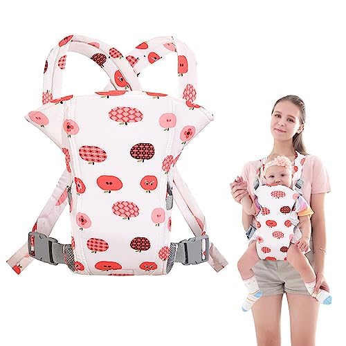Babytrage,Babytrage Neugeborene ab Geburt,Tragetuch Baby Nugeboren,Atmungsaktive Baby Tragetuch,Babyrückentragen 0-15Kg,Neugeborene Verstellbare Babytrage