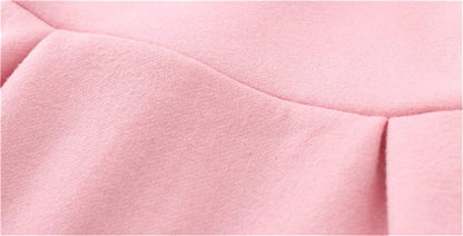 EDOTON Baby Girls' Cotton Coats Spring Autumn Winter Jackets with Hair Balls Rabbit Ear Toddler Warm Clothing
