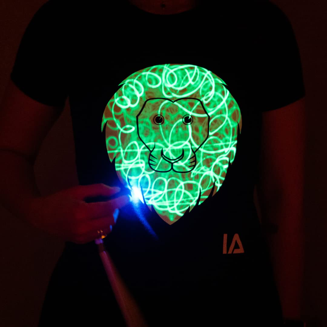 Illuminated Apparel Leuchtet Im Dunkeln Interaktives Leucht-T-Shirt