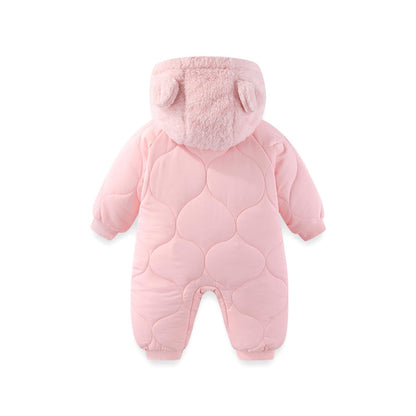 Baby Schneeanzug, Baby Jungen Mädchen Winter Overall Strampler Neugeborenen Schnee Overall für 3-24 Monate