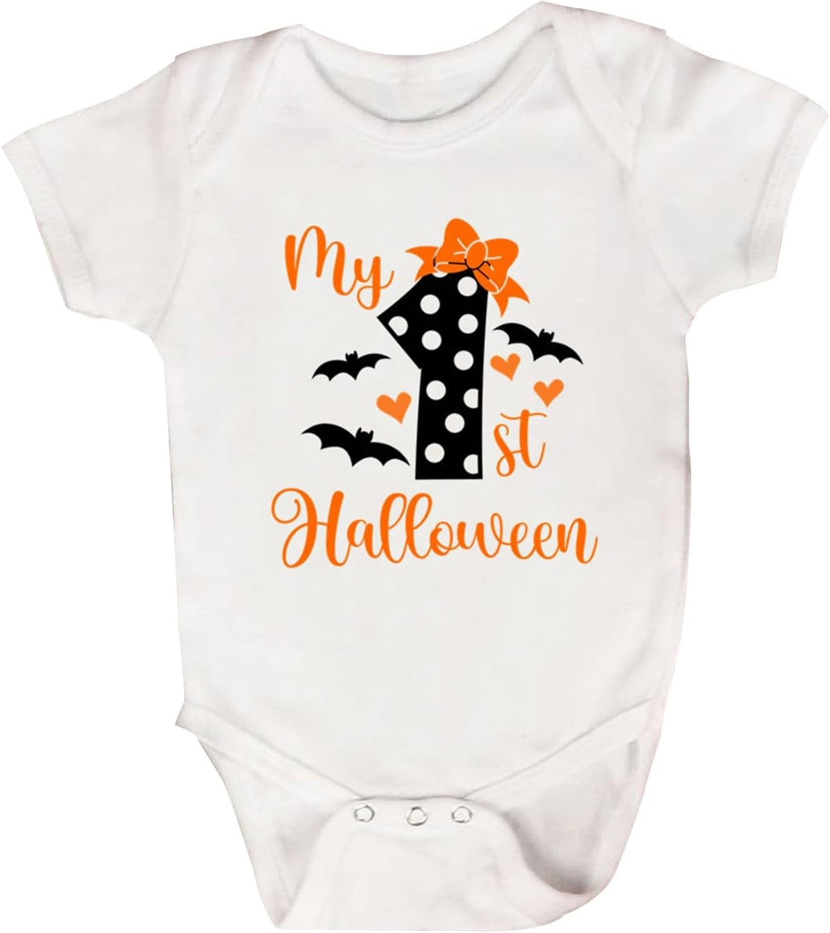 Mein 1. Halloween-Babykostüm, Baumwolle, kurzärmelig Langarm Body Set Junge