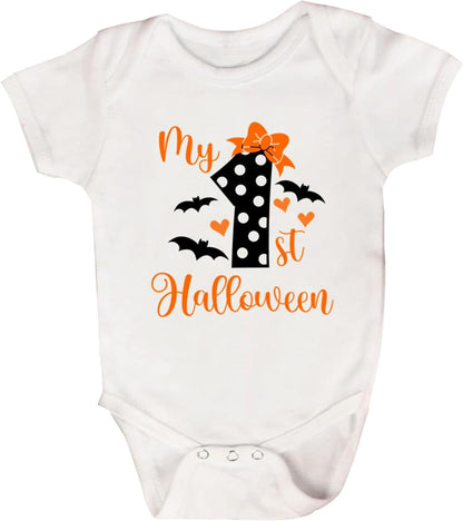 Mein 1. Halloween-Babykostüm, Baumwolle, kurzärmelig Langarm Body Set Junge