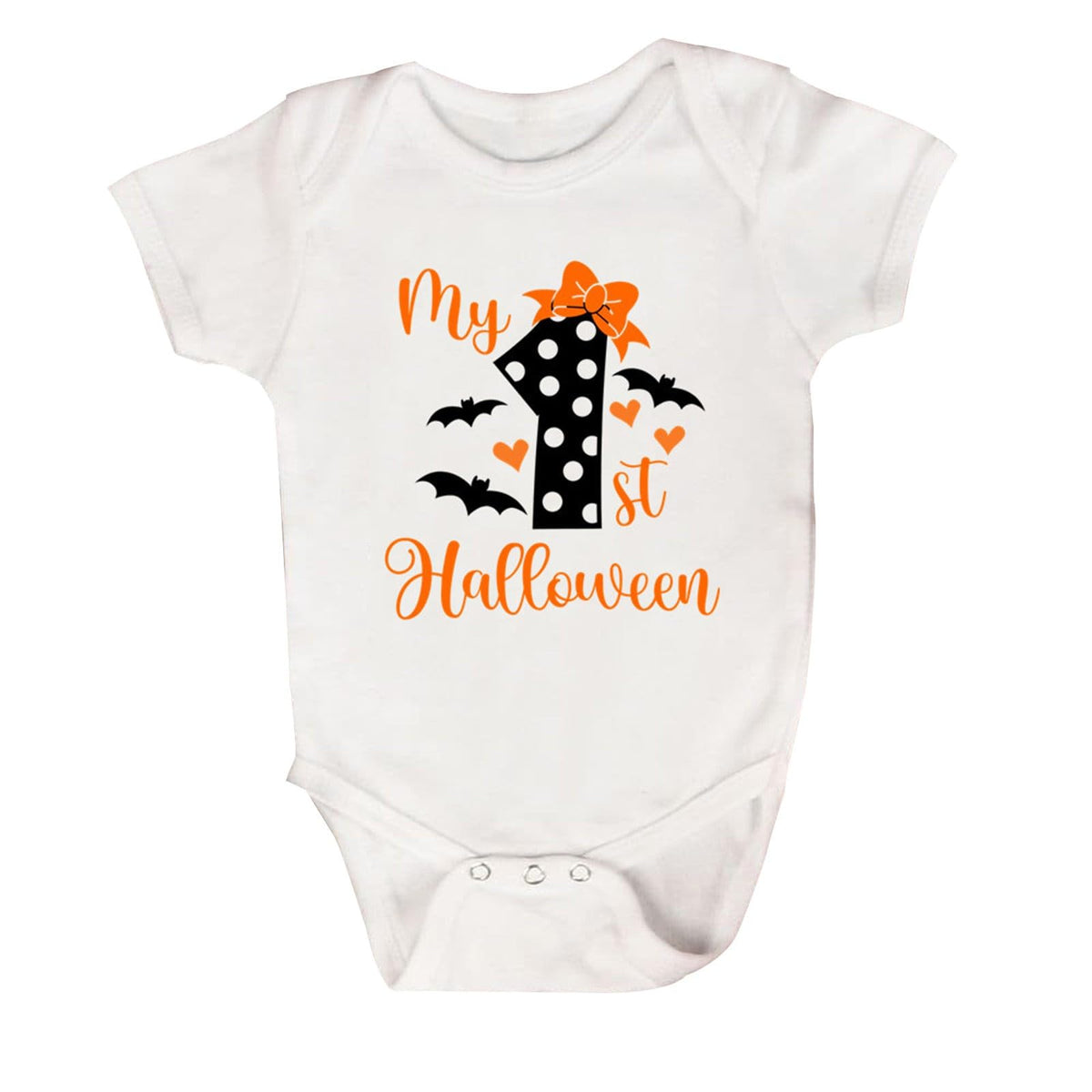 Mein 1. Halloween-Babykostüm, Baumwolle, kurzärmelig Langarm Body Set Junge