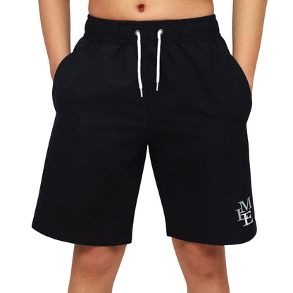 MEILONGER Badehose Jungen Badeshorts Schnelltrocknend Boardshorts mit Netzfutter Taschen und Verstellbarem Tunnelzug