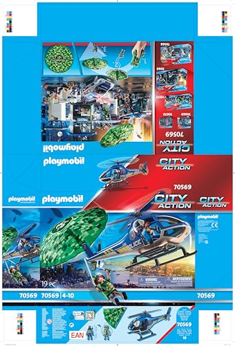 PLAYMOBIL | City Action | Polizei-Hubschrauber | Spielzeug für Kinder ab 4 Jahren | 70569