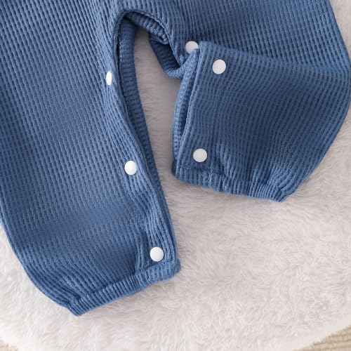 MAHUAOYIXI Toddler Baby Boys Outfits Newborn Baby Boys Clothing Embroidery Elephant Jumpsuits Dungarees Suspender Pants and Hat Infant Boys 2-Piece Clothing Set