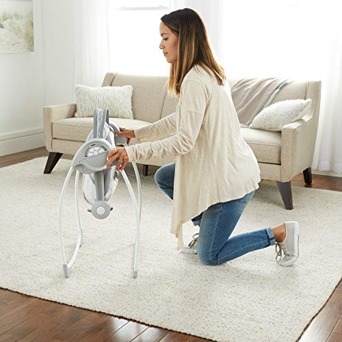 Ingenuity, tragbare Babyschaukel, Cuddle lamp - mit Melodien, Zeit- und Schaukeleinstellung