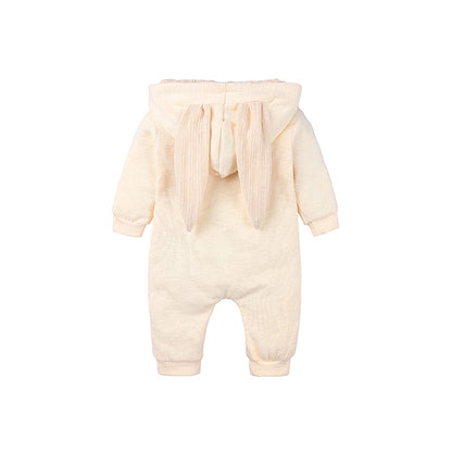 Kleinkind Baby Jungen Mädchen Baumwolle Strampler Langarm Mit Kapuze Reißverschluss Overall Body Baby Herbst Kleidung Pyjamas Outfit
