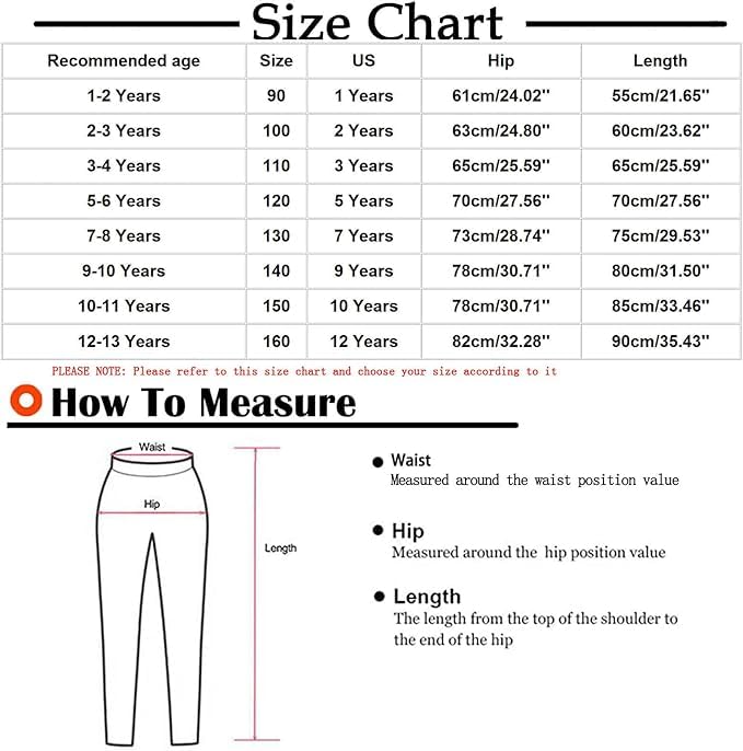 Thermohose für Kinder, warme Thermo-Leggings, elastische Taille, gefütterte Jogginghose mit Fleece, Winterhose für Mädchen 2-13 Jahre alt