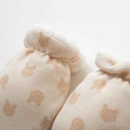 Fäustlinge Baby Neugeboren Kratzfäustlinge Kratzhandschuhe Winter Säuglinge Handschuhe Anti Kratzfäustel Fausthandschuhe Warm Gloves, 0-1 Jahre alt