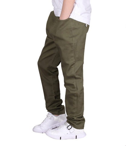 CAMLAKEE Children's Jogging Bottoms Boys Cargo Trousers Jogging Bottoms with Contrasts and Elastic Band