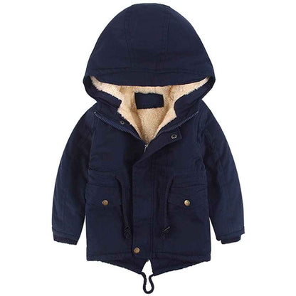Winter Jacket for Boys and Girls, Warm Hoodie Outfits, Thick Coat, Baby Winter Coats