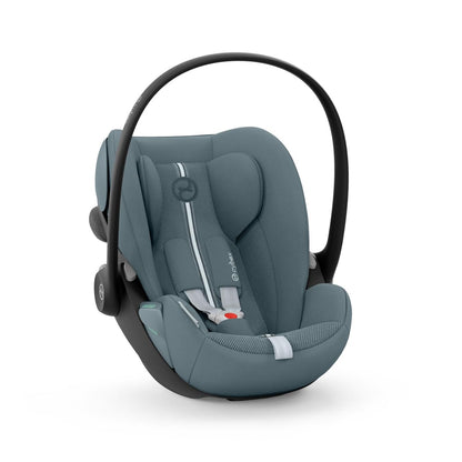 CYBEX Gold Babyschale Cloud G i-Size Comfort, Inkl. Neugeboreneneinlage, Ab Geburt bis ca. 24 Monate, Für Kinder ab 40 cm bis 87 cm, Max. 13 kg, Moon Black - Meloni2